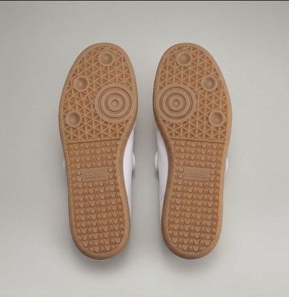 Zapatillas Urbanas Estilo Samba Mary Jane – Blanco / Celeste Pastel
