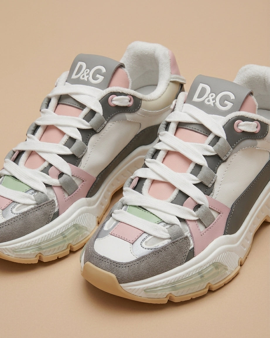 Zapatillas Chunky Multicolor - Edición Pasteles & Gris