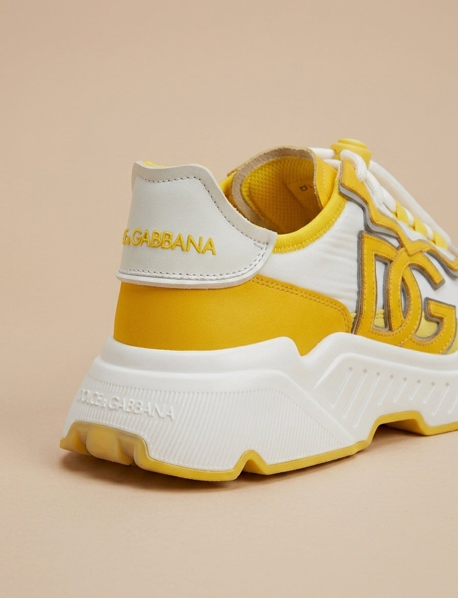 Zapatillas Urbanas Chunky - Edición Amarillo & Blanco