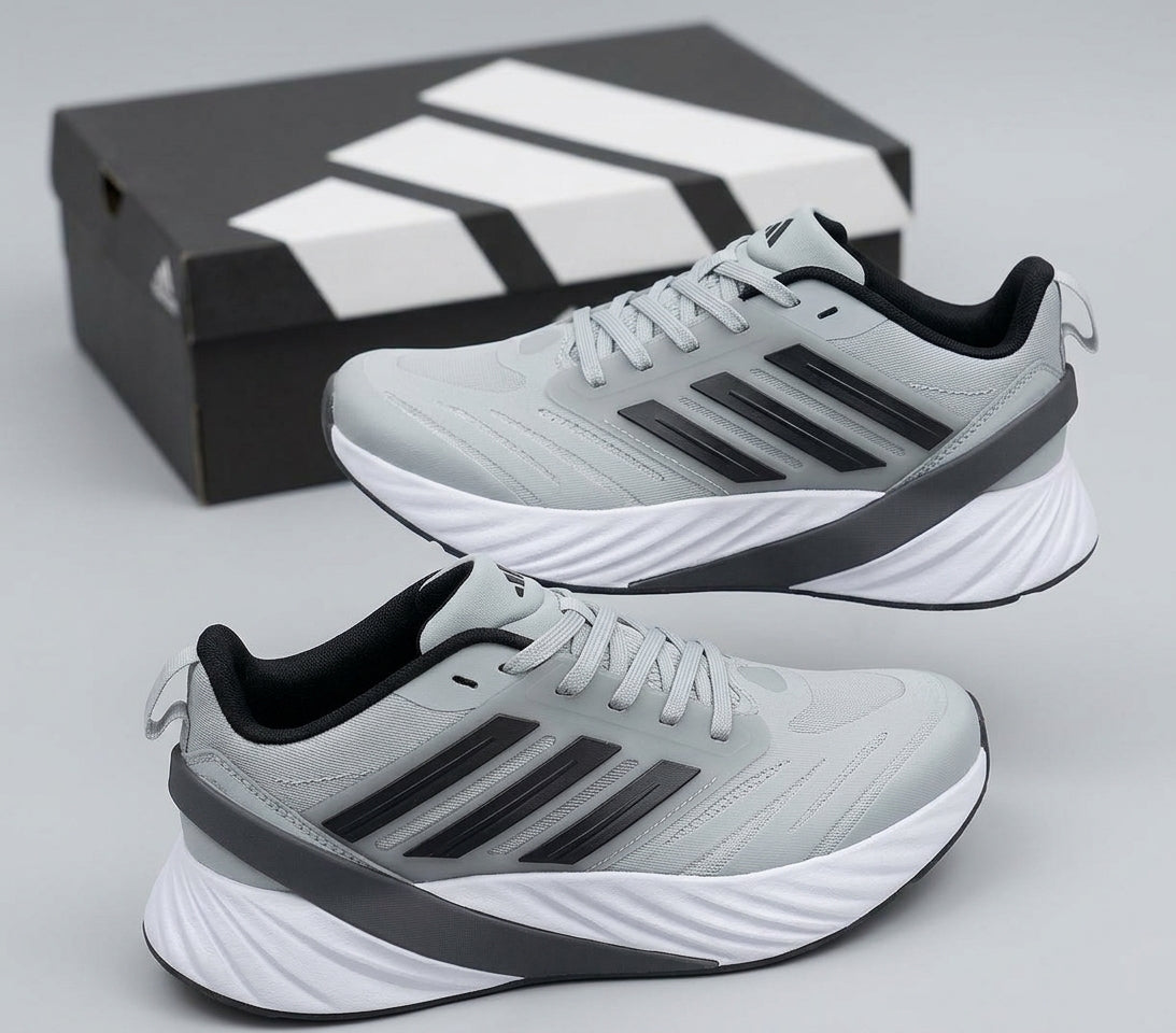 Zapatillas Deportivas Running Performance – Gris / Negro