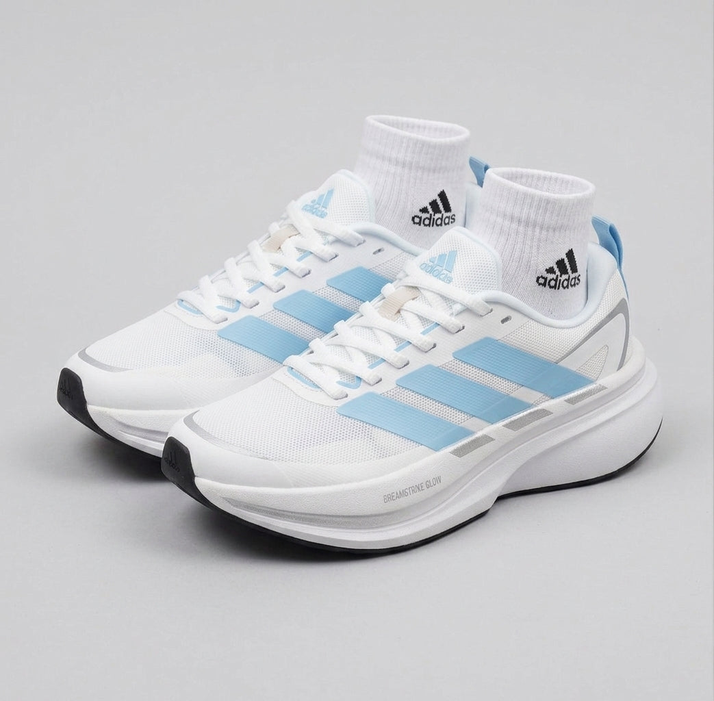 Zapatillas Adidas Supernova Rise – Blanco / Azul Celeste