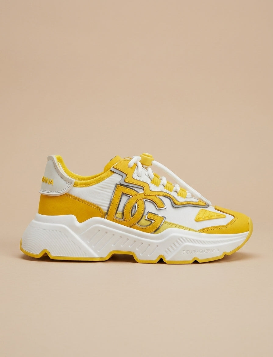 Zapatillas Urbanas Chunky - Edición Amarillo & Blanco